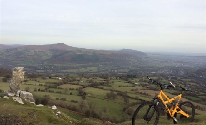 looking down on the Barn from The Lonely Shepherd
